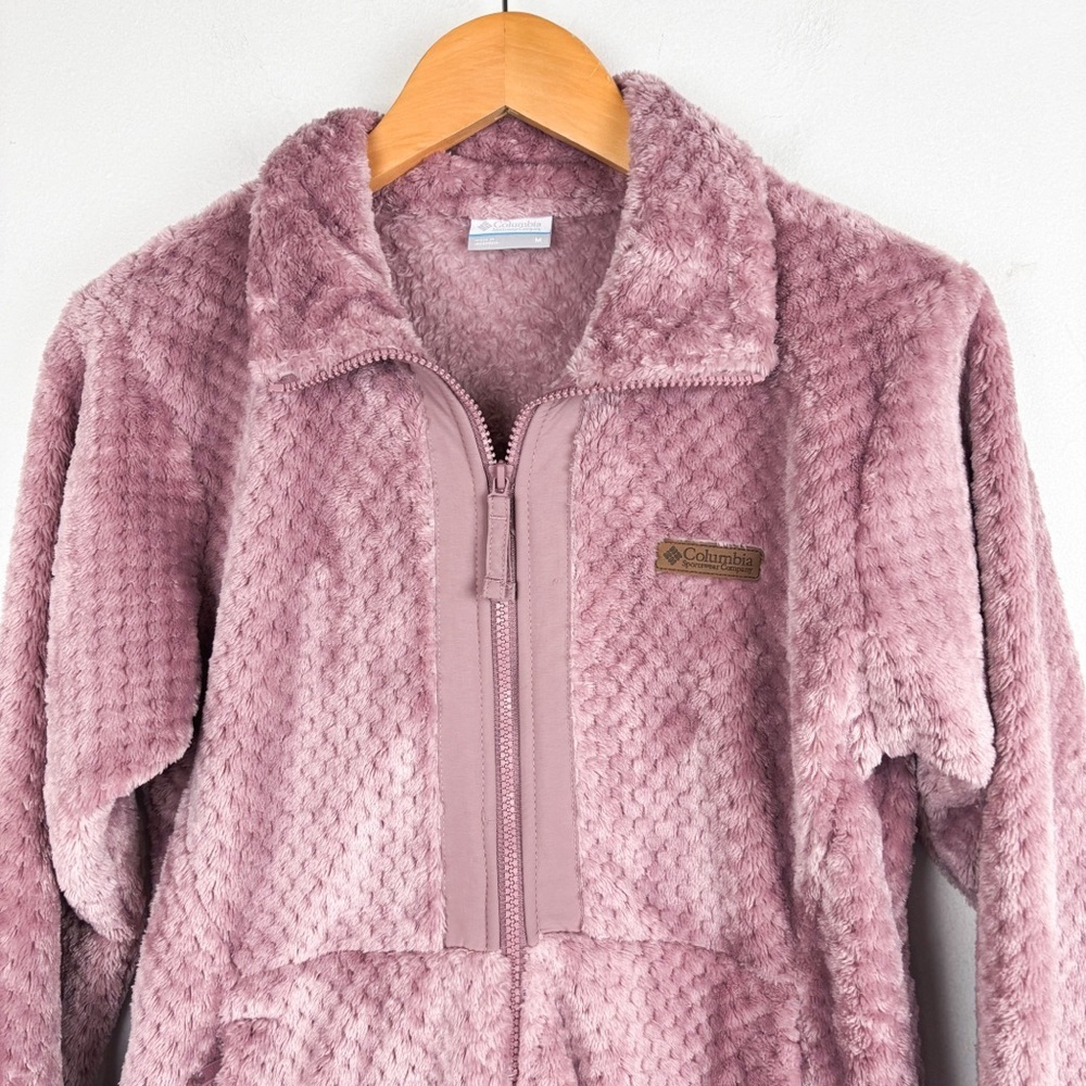 NWT Columbia Women’s Purple Fire Side Full Zip Jacket Sz M - Picture 4 of 8